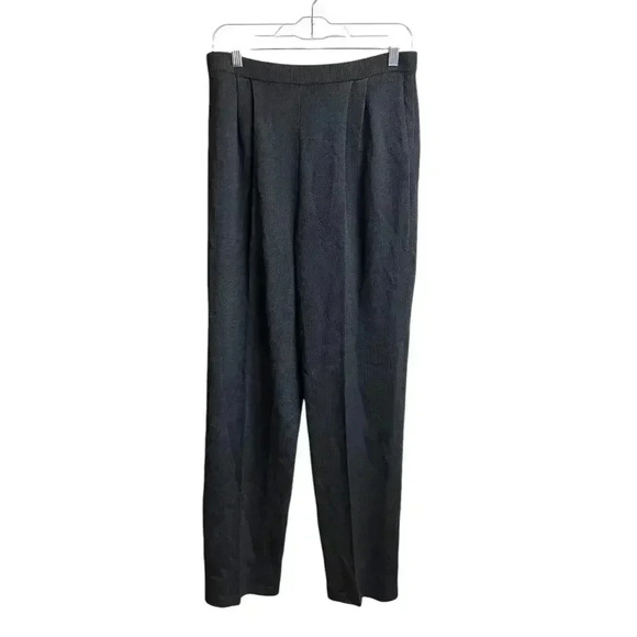 St.John Women's Vintage Wool Pants Size 8 Black - Picture 1 of 7